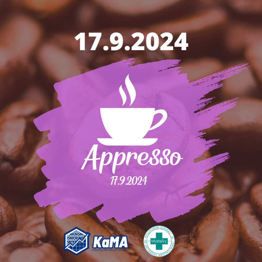 Appresso on täällä taas ja isompana kuin koskaan! ☕️